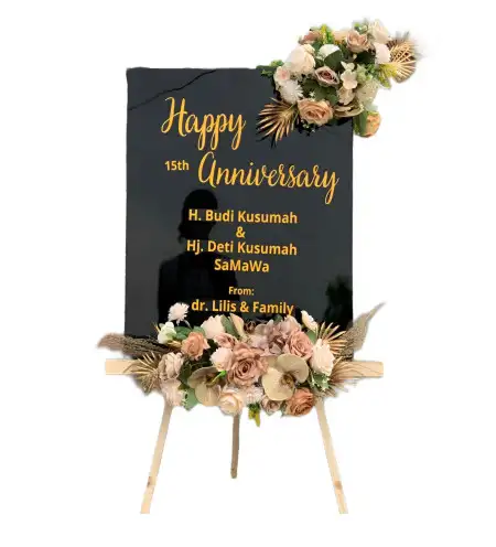 Papan Bunga Akrilik Gunung Kaler